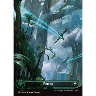 【学府卡牌】万智牌 树林 英文 扩画 银河闪 虚空边域 指挥官 EOE