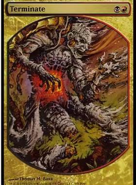 【学府卡牌】万智牌 MTG 终结 Terminate 英文 全画 牌手奖励计划