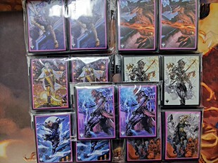 万智牌 神河霓朝纪 up主题周边 飘萍皇 牌套 全套