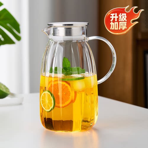 绿昌明玻璃冷水壶耐高温大容量