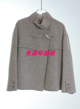 包邮 拍下改价 安所正品 VE 2024年冬季羊毛呢双面呢大衣 FD1W701