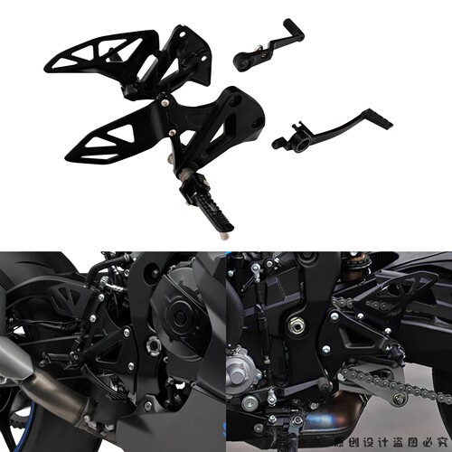 适用铃木 GSXR1000 大R/K17 17-18-19-20年 前脚踏支架后三角总成