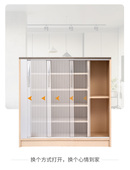 随拉蒙 定制卷帘柜门房车卫生间餐边柜壁柜壁龛ABS橱柜卷帘门推拉