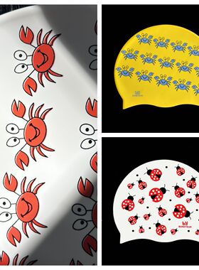 (外观瑕疵) M-XL  成人儿童通用硅胶泳帽 女方长发加大护耳泳帽