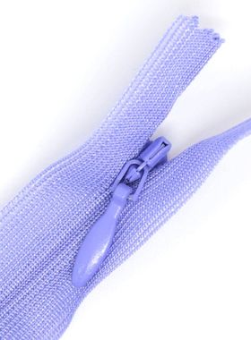 YKK2号丝边隐形拉链 闭尾拉链 裙子 包袋 554紫色33-35cm