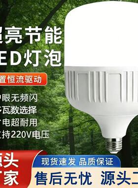 【超长寿命】LED灯泡节能灯泡超高亮省电E27大螺口家用护眼电灯泡