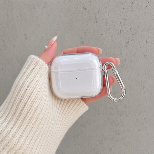 便携防刮保护套透明软壳适用airpods1/2/3/4/pro/pro2/pro3苹果AirPods保护套全包保护防摔保护套防尘轻薄