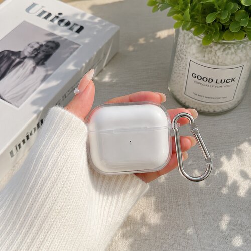 适用airpods1/2/3/4/pro/pro2/pro3苹果AirPods保护套保护套耳机盒保护壳高清透明耳机壳防刮高透简约轻薄