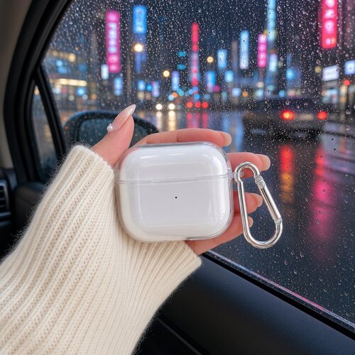 苹果AirPods保护套保护壳防刮保护套透明软壳适用airpods1/2/3/4/pro/pro2/pro3全包防护高透防磕碰防摔