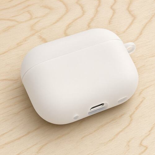软壳磨砂白耳机保护套苹果AirPods保护套耳机保护套适用airpods1/2/3/4/5/pro/pro2/pro3全包防护防摔保护套
