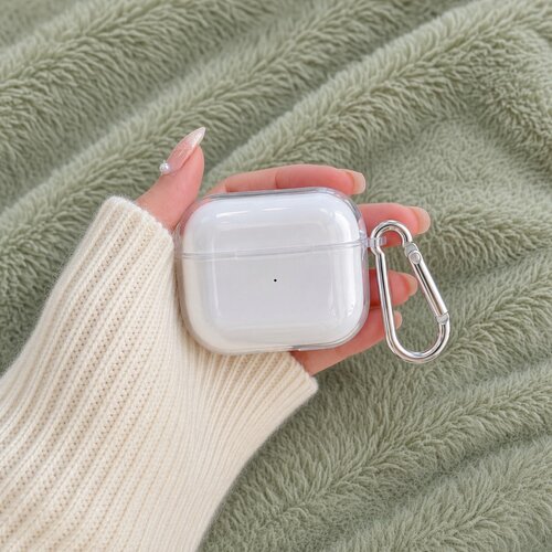 透明无线耳机套纯透明软壳适用airpods1/2/3/4/pro/pro2/pro3苹果AirPods保护套防刮保护套充电盒保护套