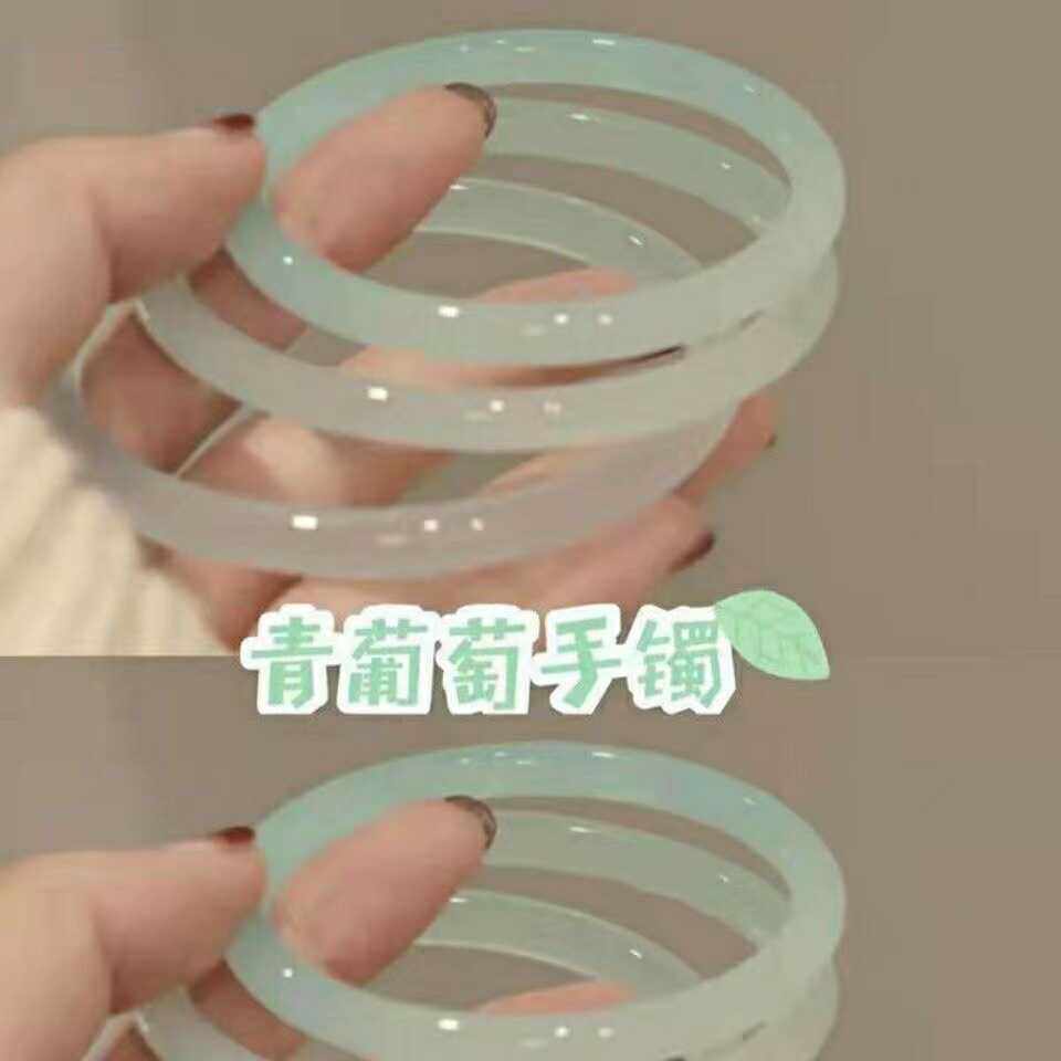 一步一响琉璃古风仿玉手镯