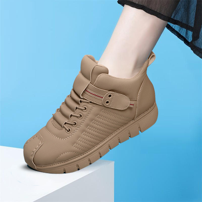 女子真皮超软软底运动鞋加绒平底防滑妈妈休闲鞋旅游日常单鞋舒适,女鞋,时尚休闲鞋,淘宝优惠券,粉丝福利购,淘宝优惠卷