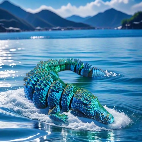 鳄鱼玩具模型摆件手办可活动孩童