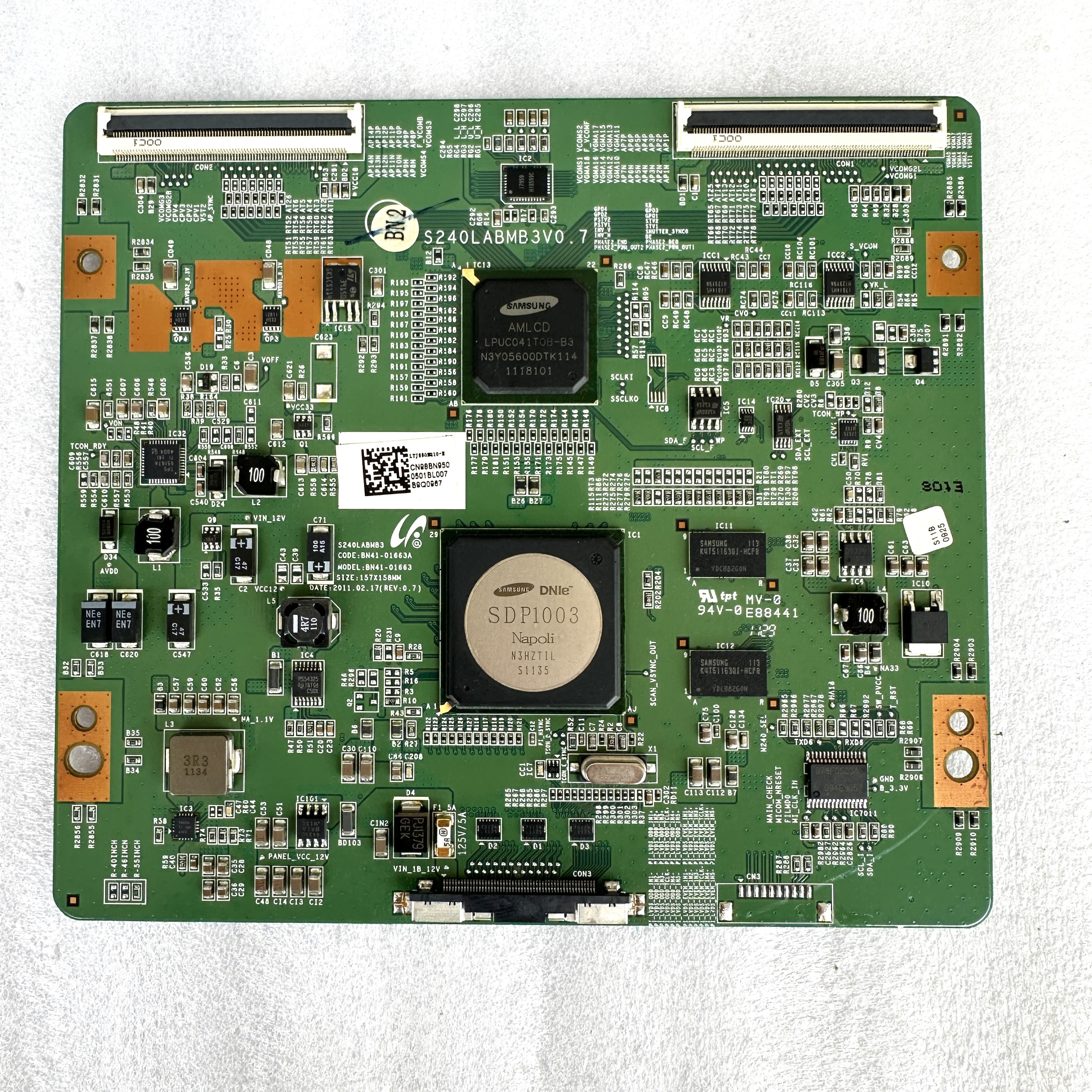 三星 UA55D7000LJ/D8000YJ逻辑板S240LABMB3V0.7/0.6 BN41-01663A