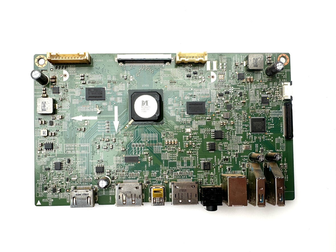 DELL U2717D驱动板748.A704.001M/0011 L5128-1M 屏LTM270DL11
