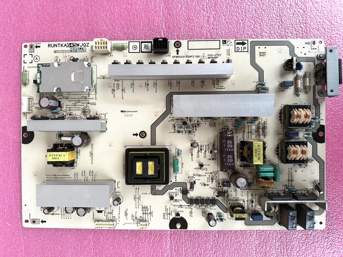 夏普LCD-46LE700A电源板RUNTKA645WJQZ QPWBS0316SNPZ
