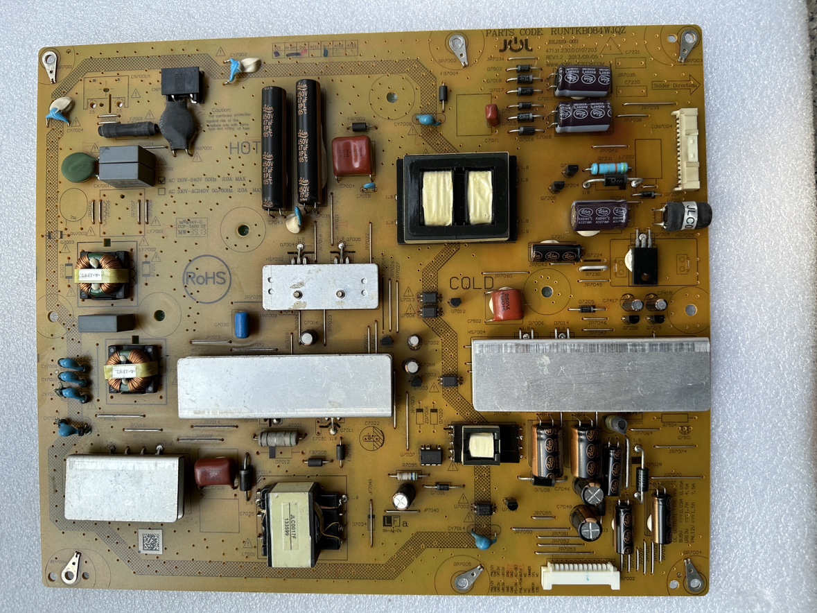 直销夏普LCD-52LX550A电源板 RUNTKB084WJQZ JSL2119-003