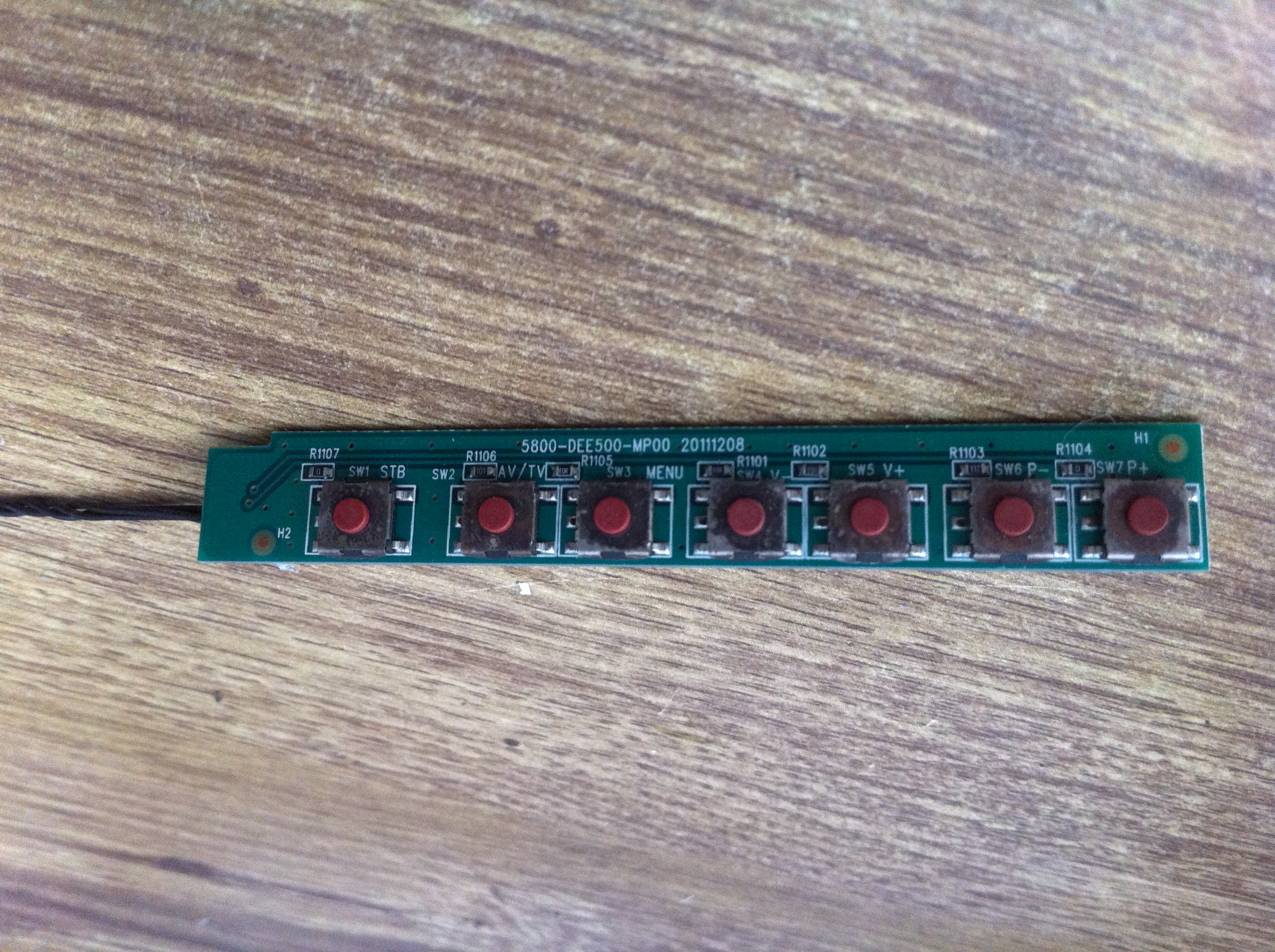 创维39E5CHR按键板 5800-DEE500-MP00