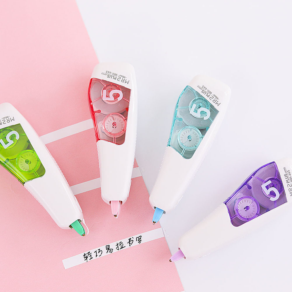 日本plus普乐士修正带mr2涂改带