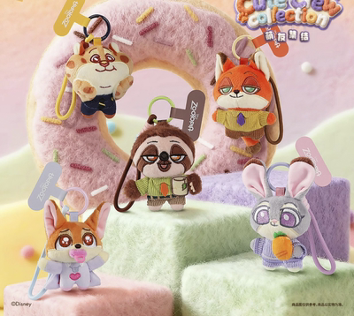 52TOYS疯狂动物城萌友集结毛绒手机挂绳盲盒潮玩周边公仔女生礼物