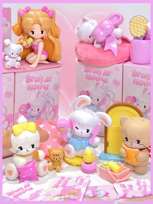 MINISO名创优品mikko宅宅家系列盲盒正版可爱少女心潮玩摆件礼物