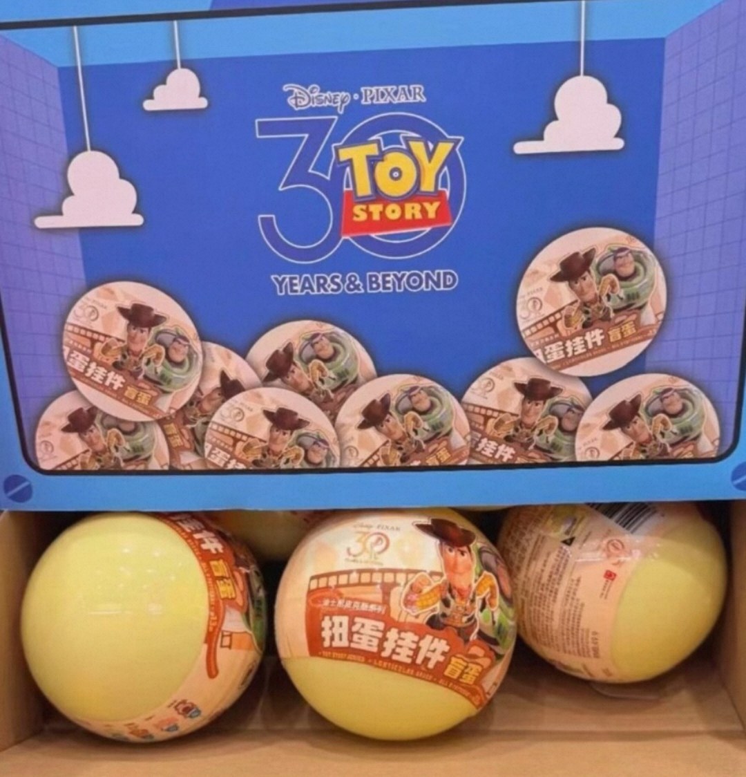 正版迪士尼玩具总动员30周年复刻时光扭蛋挂件盲盒摆件手办礼物女