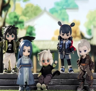 正版罗小黑战记2盲盒12分BJD可动关节电影摆件手办礼物玩偶手办女