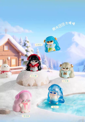 正版放假吧!撅撅系列萌粒盲袋盲盒摆件手办礼物潮流玩具公仔女生