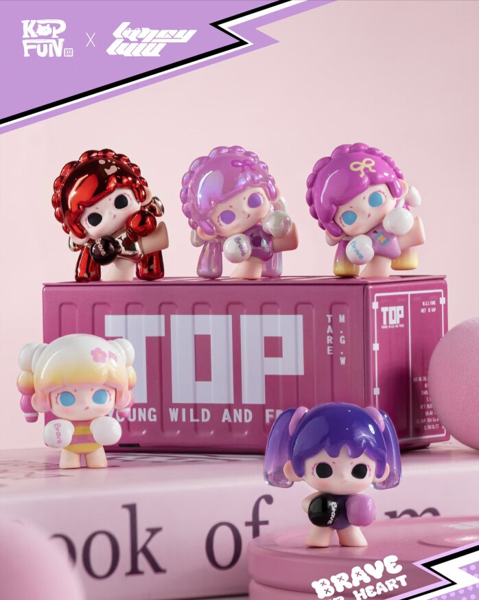 正版LANCY LULU自由是一种力量萌粒盲盒摆件手办礼物潮玩公仔女生