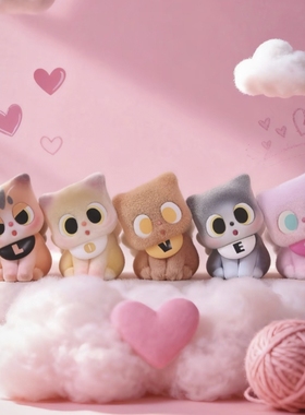 正版pitty咪的名字迷你手办盲盒摆件礼物可爱潮流mini玩具公仔女