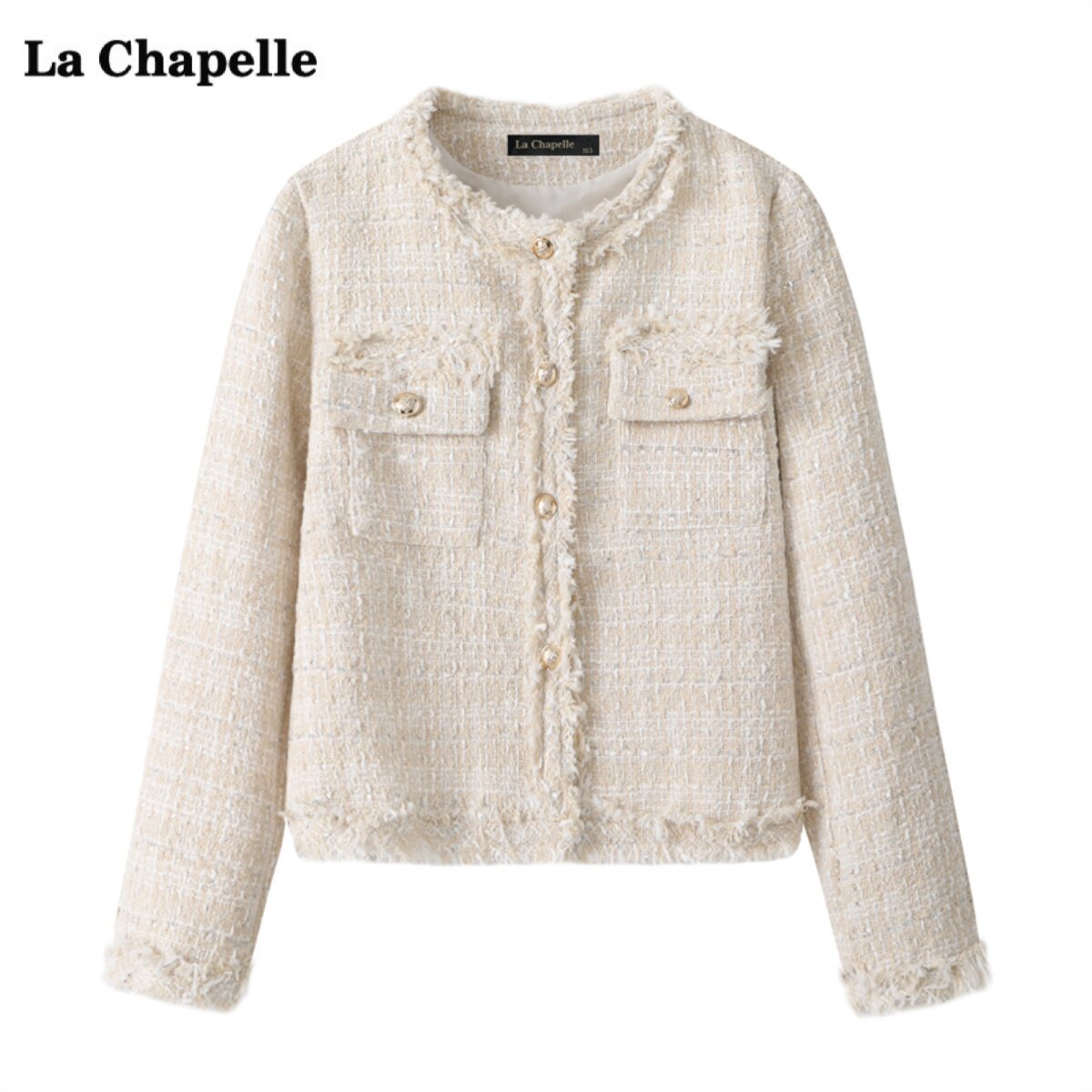 拉夏贝尔/La Chapelle法式小香风外套女秋季小个子名媛气质上衣怎么看?