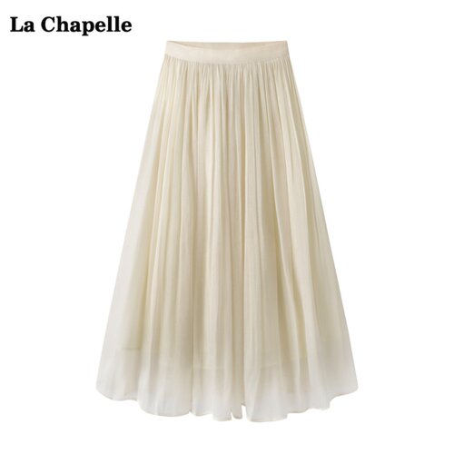 拉夏贝尔LaChapelle高腰半身裙女