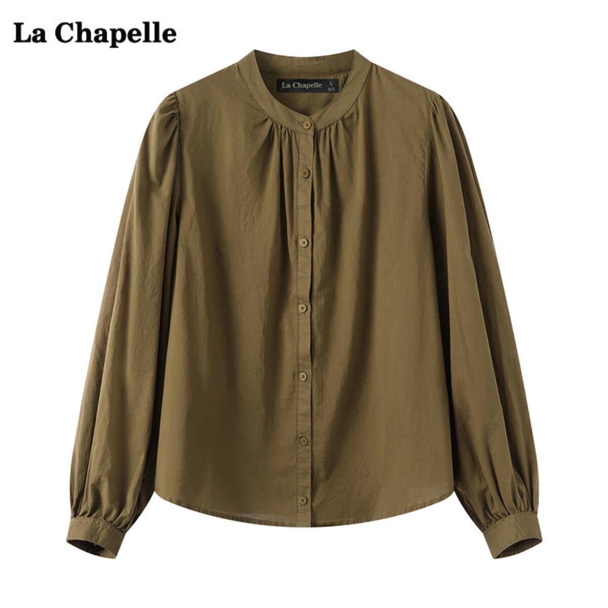拉夏贝尔/La Chapelle法式甜美泡泡袖衬衫女休闲宽松长袖衬衣上衣使用感如何?