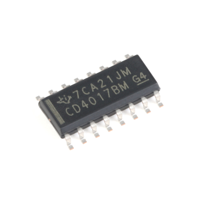 原装正品 CD4017BM96 SOIC-16 10个解码输出的CMOS十进制计数器
