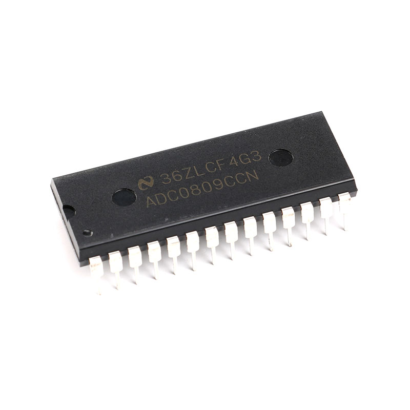 原装正品  直插  ADC0809CCN 8位模数A/D转换器芯片 DIP-28