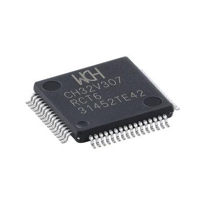 原装正品CH32V307RCT6 LQFP-64 RISC-V内核 32位微控制器-MCU