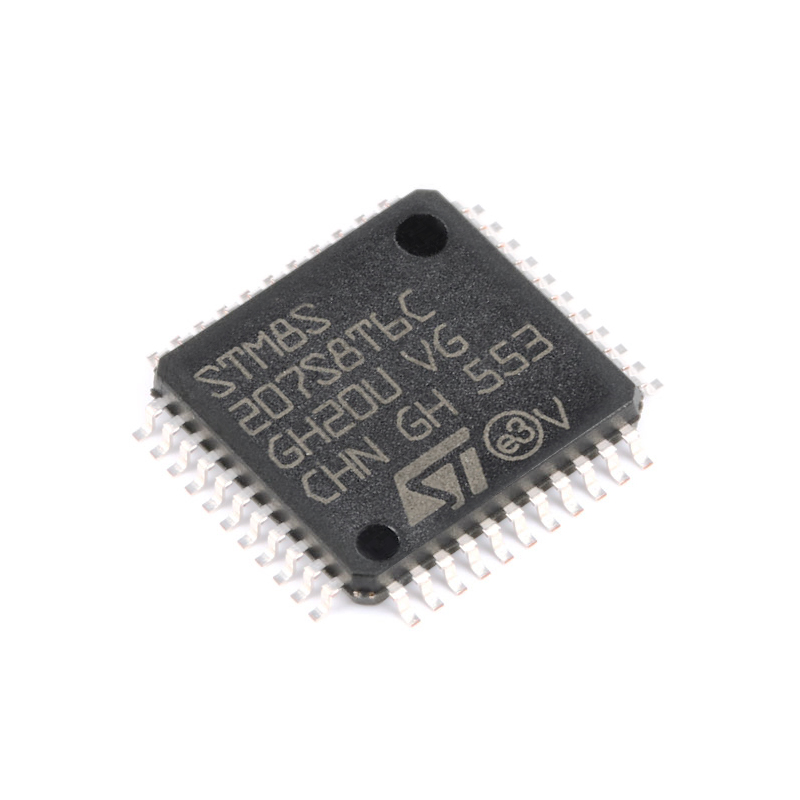 原装正品 STM8S207S8T6C LQFP-44 24MHz/64KB闪存/8位微控制器MCU