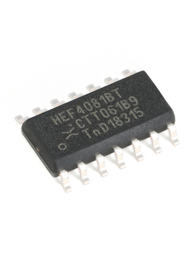 原装正品 HEF4081BT,653 SOIC-14 四路2输入与门 贴片逻辑芯片