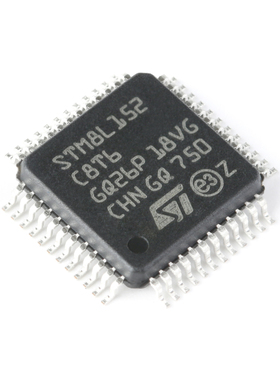 原装正品 STM8L152C8T6 LQFP-48 16MHz/64KB闪存/8位微控制器-MCU