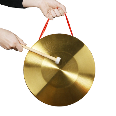 铜锣纯铜传统锣鼓乐器三句