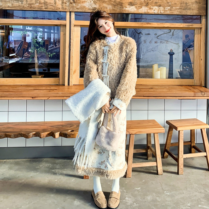 【大货】新中式冬季套装两件套C155-932-P225控338,女装套装/套裙,2C155