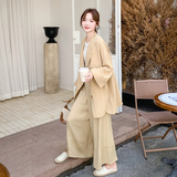 【档口】西装阔腿裤两件套C155-855-P185控278，女装套装/套裙，2C155