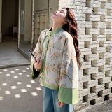 新款26春季新中式提花外套C155-8827-P165控268，女装短外套，2C155