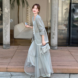 【档口】小香风花边西装+网纱半身裙C155-820-P185控278，女装套装/套裙，2C155