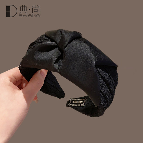 气质简约高颅顶发箍女2024新款