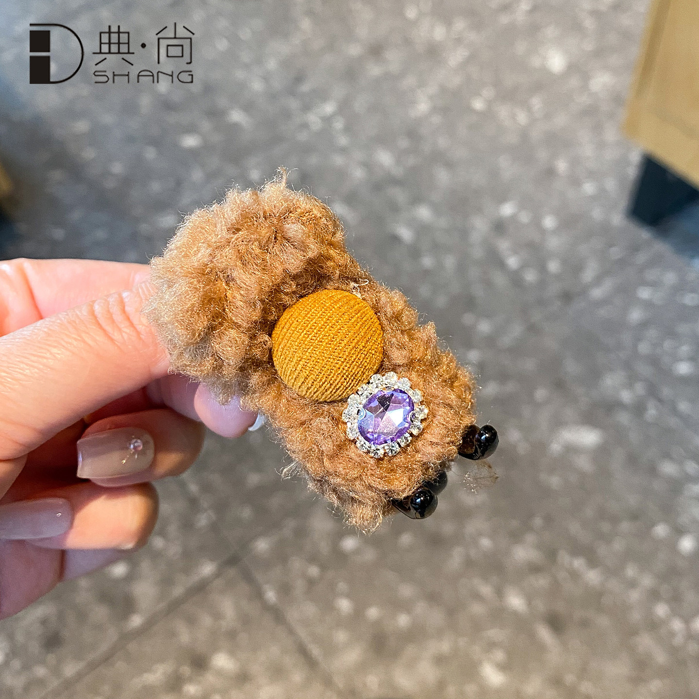 巨好看的丸子头高马尾发卡发夹