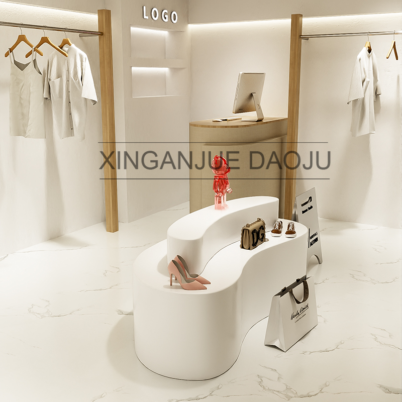 鞋包包流水台展台橱窗装饰