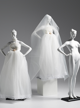 缩小版女模特全身桌面陈列装饰