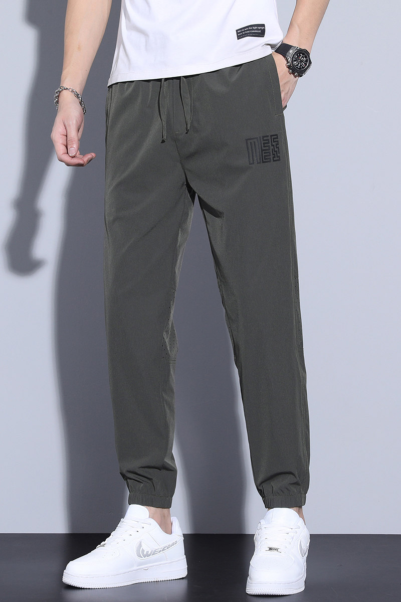 抖音8865-p45自带透气网孔超薄透气冰丝裤高品质男士休闲裤,男装休闲裤,星座224-3